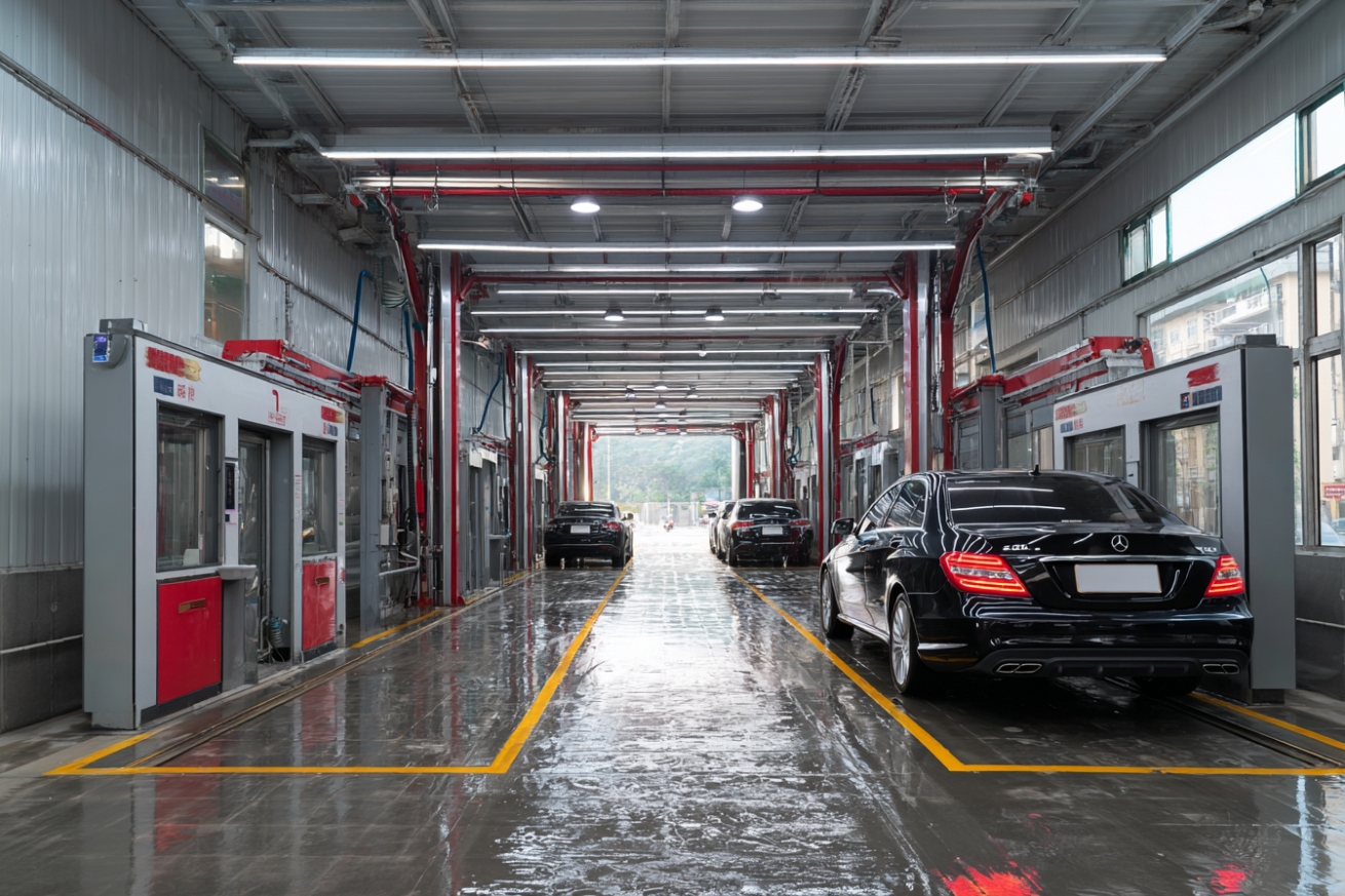 un auto-lavage impeccable