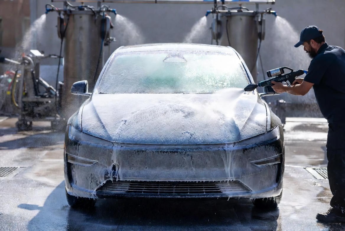 Efficace technologie pour un lavage automobile impeccable